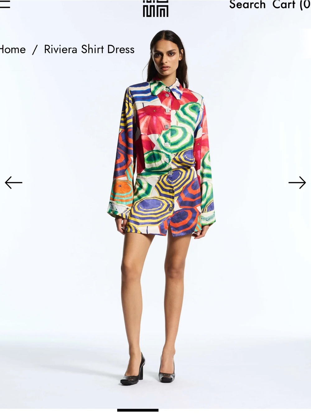 Riviera Multicolor Shirt Dress - Picture 2 of 5